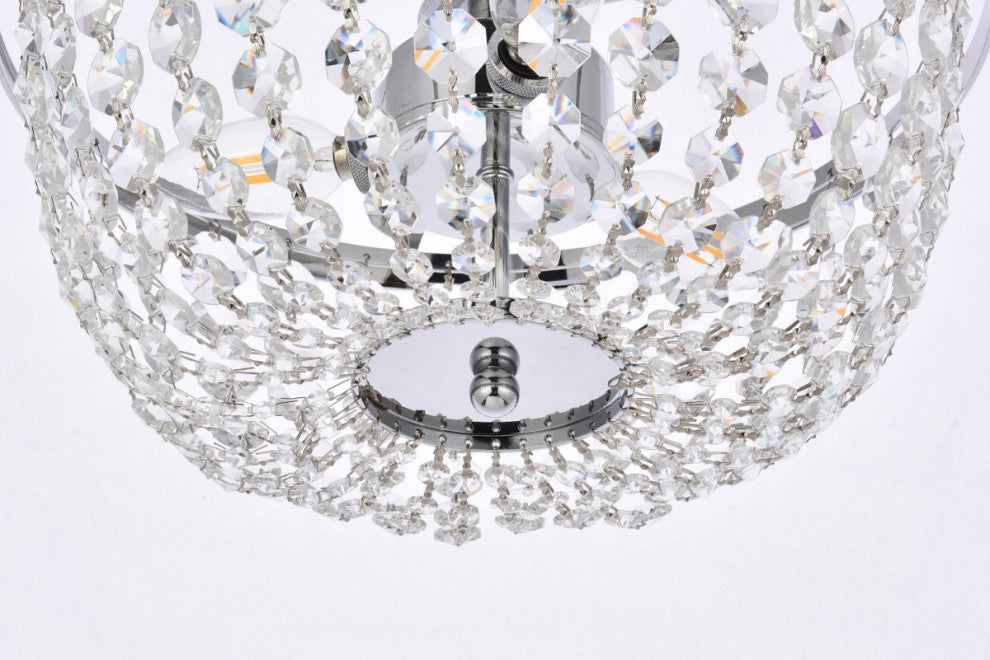 Georgina 13" Pendant, Chrome