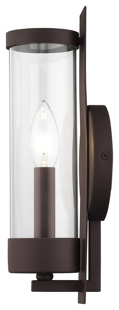 Livex Lighting Castleton 1 Light Bronze ADA Single Sconce