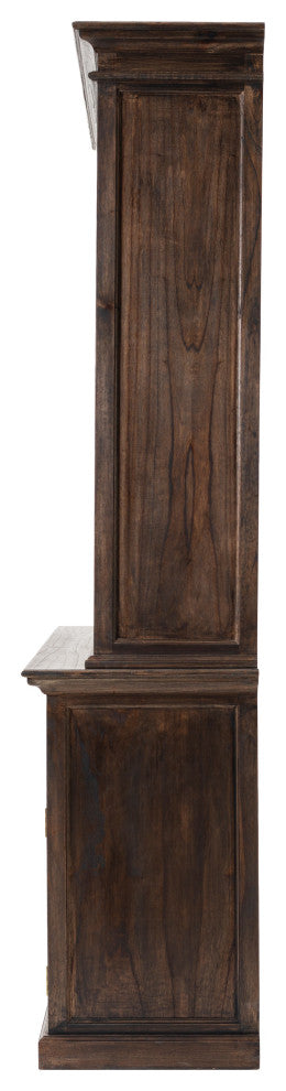Classic Black Wash Display Hutch