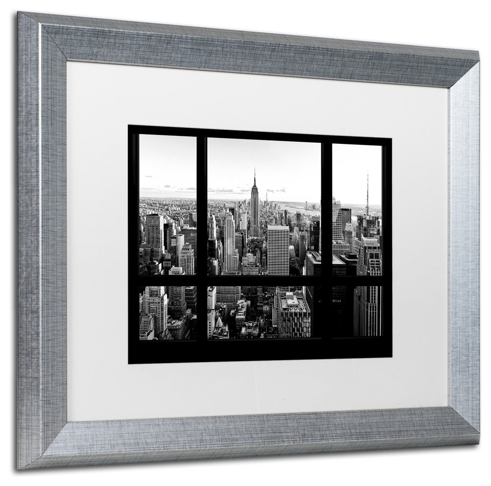 Philippe Hugonnard 'View of New York City' Matted Framed Art, 16x20