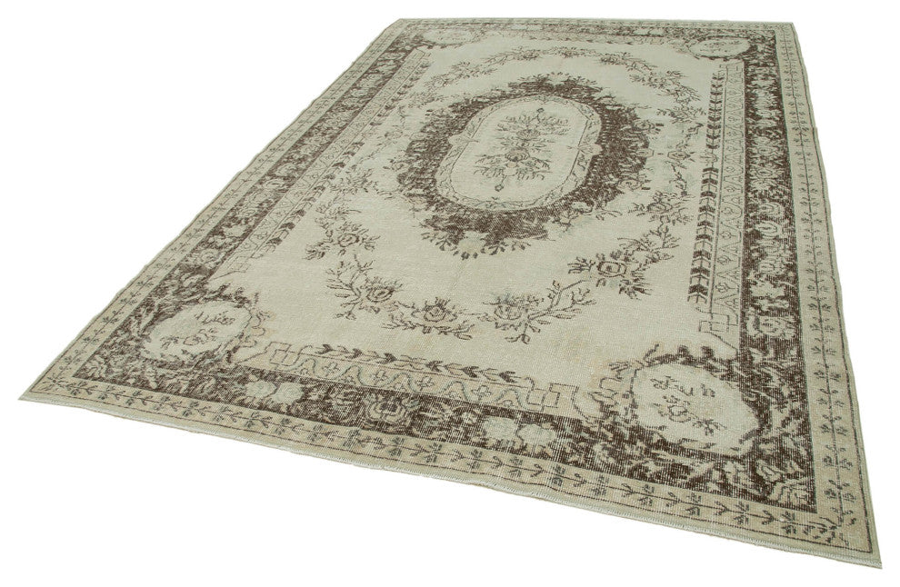 Rug N Carpet - Hand-knotted Anatolian 7' 0" x 10' 1" Wool Area Rug