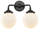 Innovations Lighting 284-2W-Ob-G201-6-Led 2 Light Dimmable Led 14" Sconce
