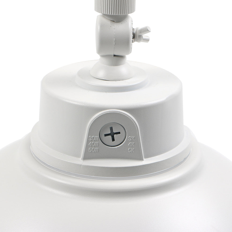 LED Gooseneck - 30 Watt/40 Watt/50 Watt - CCT Selectable 3K/4K/5K - White - 120