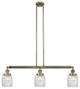 Innovations Lighting 213-Ab-S-G302-Led 3 Light Dimmable Led 38" Island Light