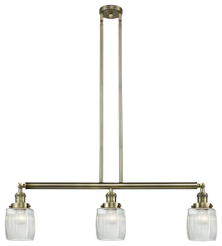 Innovations Lighting 213-Ab-S-G302-Led 3 Light Dimmable Led 38" Island Light