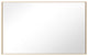 Rectangle Framed Bathroom Vanity Mirror Accent Wall Mirror, Gold, 30"x48