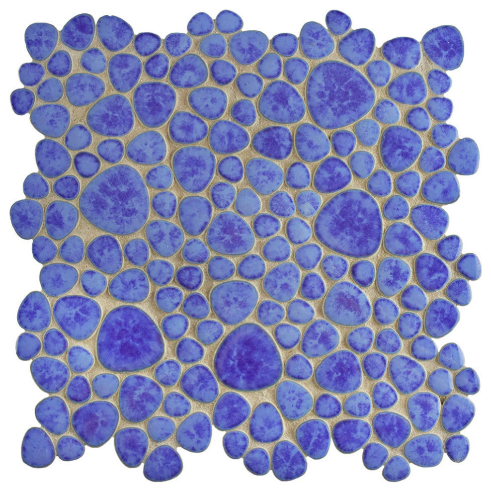 Pebble Blue Cloud Porcelain Floor and Wall Tile