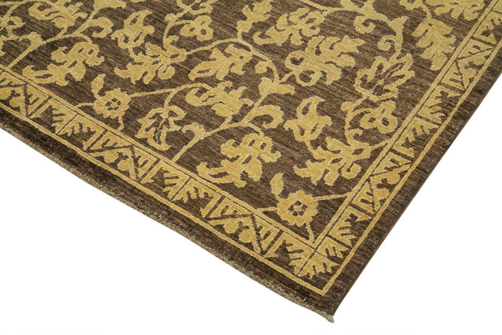 Rug N Carpet - Handmade Oriental 8' 0" x 9' 8" Pastel Oushak Area Rug