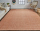 Weave & Wander Siona Space Dyed Flatweave Rug, Orange, 12' X 15'