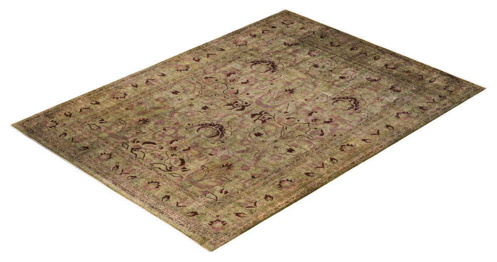 Kawlin One-of-a-Kind Hand-Knotted Area Rug Gray, 8'0"x10'9"