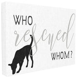Who Rescued Whom?, 30"x40", Stretched Canvas Wall Art