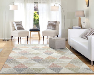 Mehari Multicolor Area Rug, 3.11'x5.7'
