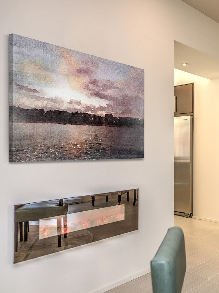 "Red Sky at Night 2" Print on Canvas by Irena Orlov