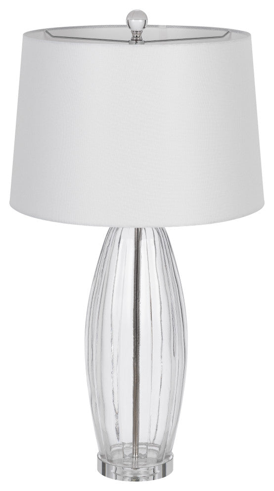 Raisio 30" Height Clear Glass Table Lamp