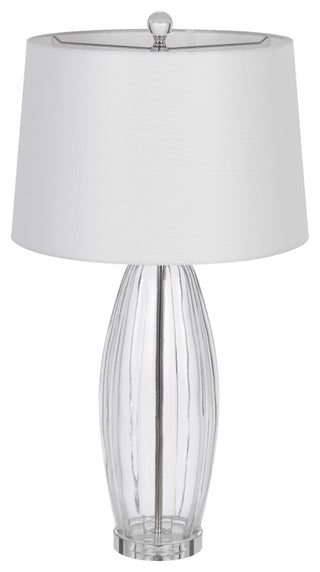 Raisio 30" Height Clear Glass Table Lamp