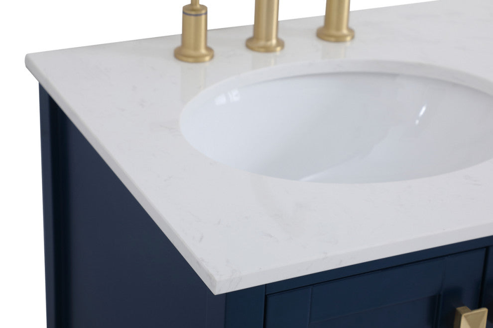 Isabel Blue 32" Single Sink Bathroom Vanity