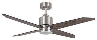 52 in. LED Satin Nickel Ceiling Fan with DC Reversible Motor