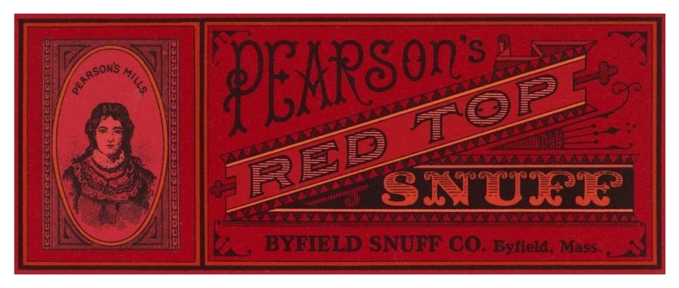 "Pearson's Red Top Snuff" Digital Paper Print by Retrolabel, 42"x18"