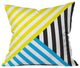 Three Of The Possessed Wave Tricolour Outdoor Throw Pillow
