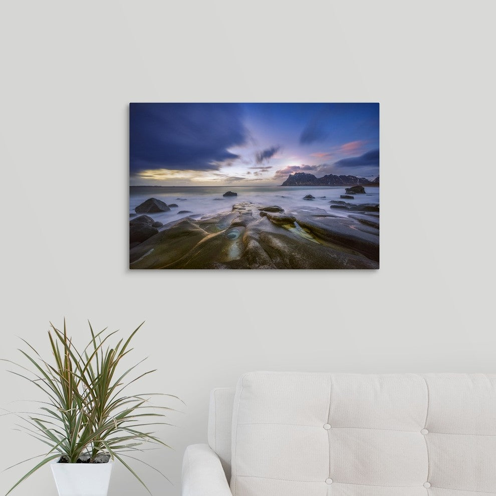 "Eye On Stone" Wrapped Canvas Art Print, 24"x16"x1.5"