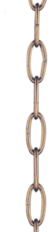 Heavy Duty Decorative Chain, Hand-Painted Vintage Gold Leaf