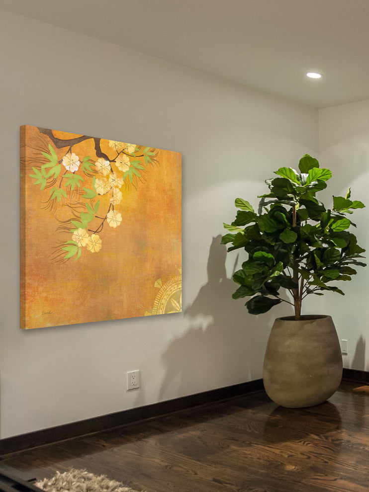 "Zen Chakra III" Painting Print on Canvas by Evelia
