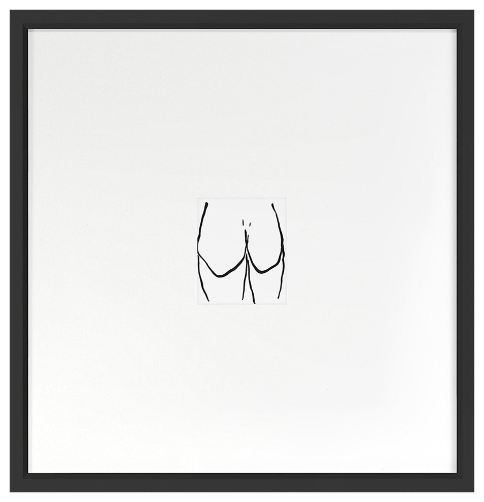 Booties 1 Fine Art Print, Black, 27"x26"