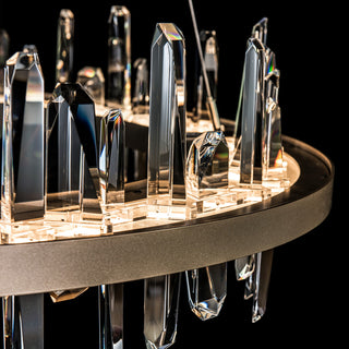 Solitude Circular LED Pendant, Soft Gold