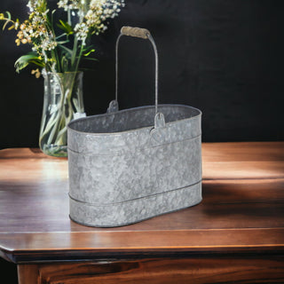 Galvanized Metal Garden Pail