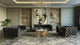 Divani Casa Sheila Dark Grey Fabric Loveseat