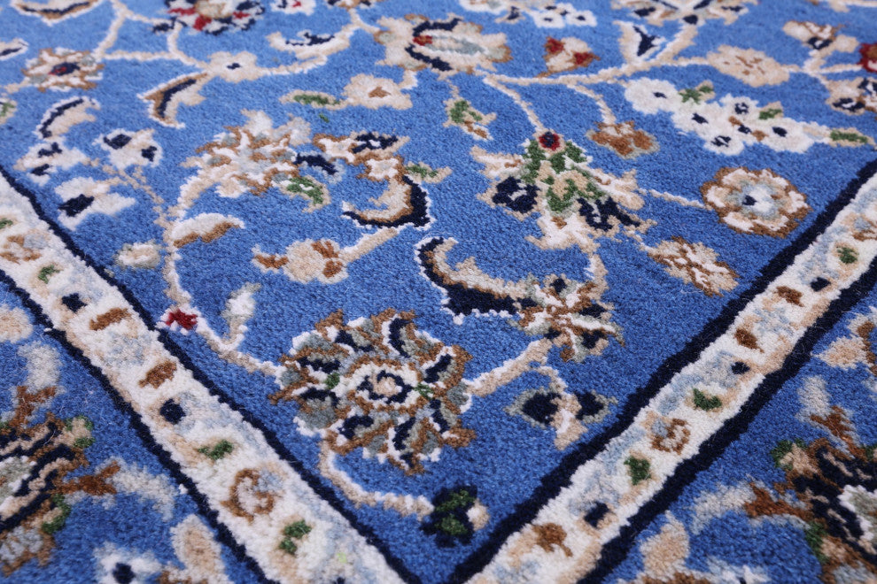Runner Persian Nain Hand Knotted Wool & Silk Rug 2' 9" X 27' 3" - Q13116