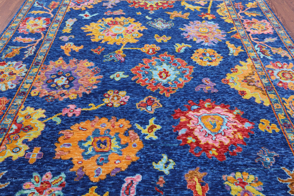 Turkish Oushak Handmade Rug 8' 0" X 9' 11" - Q14832