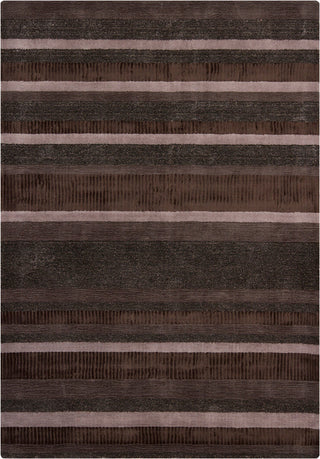 Amigo Contemporary Area Rug, Brown, 5'x7'6"