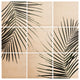 Deny Designs Mareike Boehmer Palm Leaves 9 Wood Wall Mural, 4'x4'