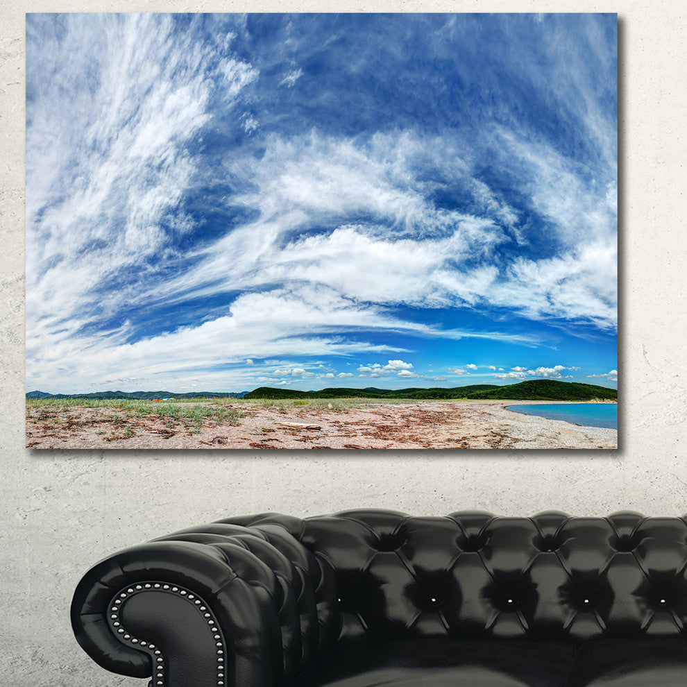 Awesome Pacific Ocean, Landscape Canvas Art Print, 60x40