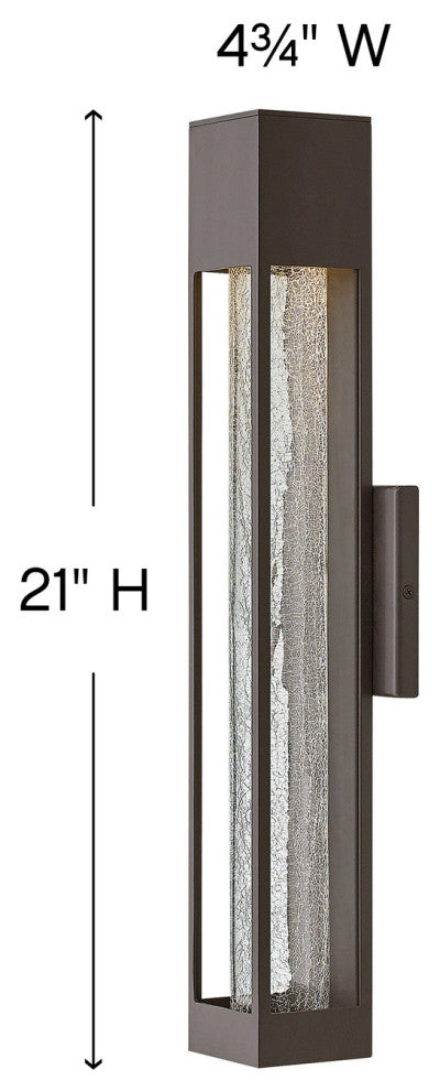 Hinkley Vapor Medium Wall Mount Lantern, Bronze