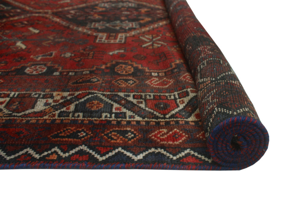 Semi-Antique Mumtoza Red Rug