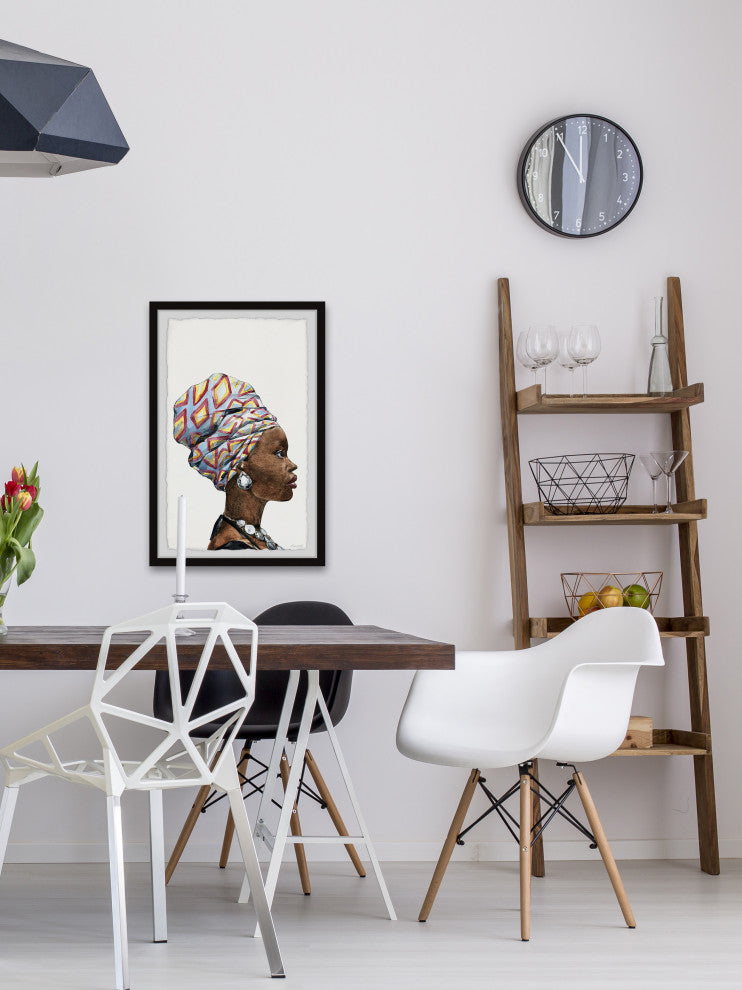 "Aziza" Framed Painting Print, 8x12