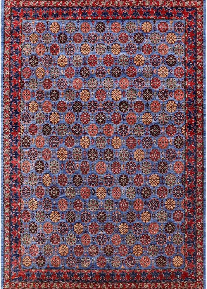 Ahgly Company Indoor Rectangle Mid-Century Modern Area Rugs, 4' x 6'