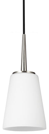Driscoll 1-Light Mini-Pendant, Brushed Nickel