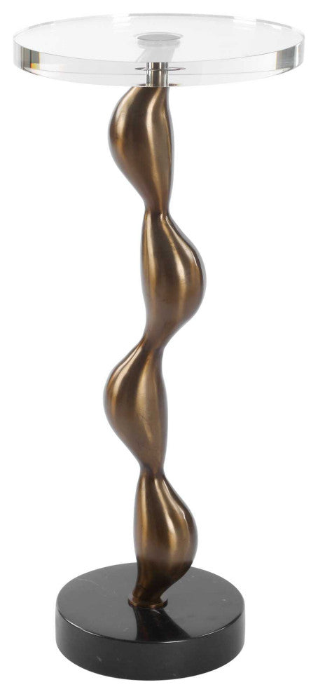 Uttermost Remolino Bronze Drink Table