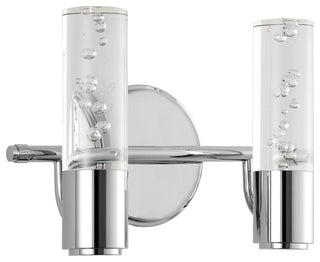 Bolha Bubble Acrylic/Iron Integrated LED Vanity Light, Chrome, 2 - Light(s)