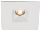 WAC Lighting LEDme Miniature Square Recessed Light, 2700K Warm White, White