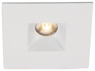 WAC Lighting LEDme Miniature Square Recessed Light, 2700K Warm White, White