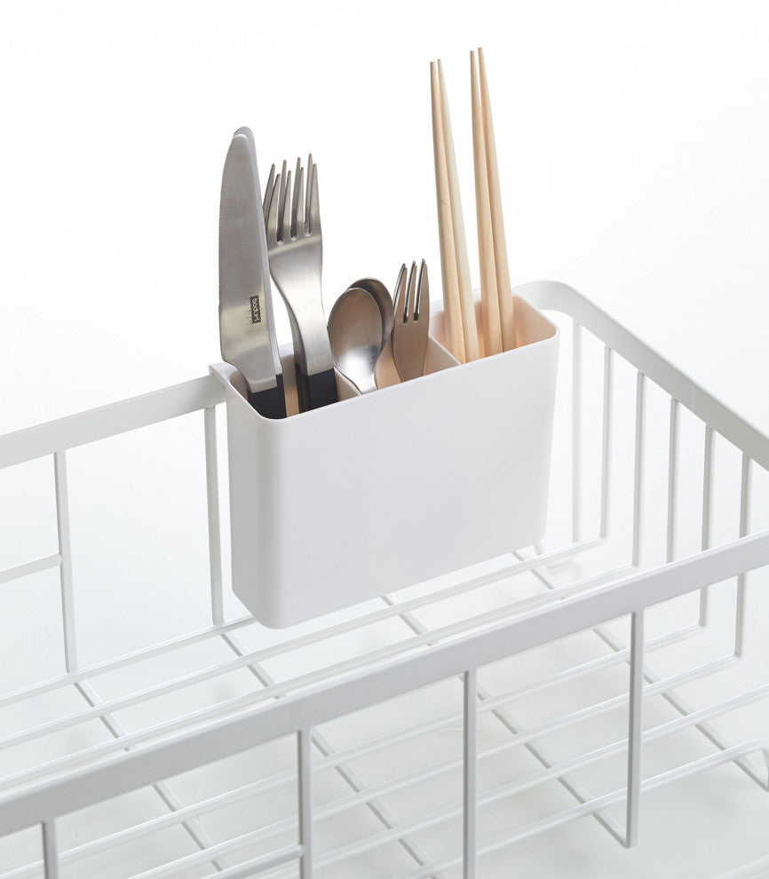 Tower Wire Dish Drainer Rack, White