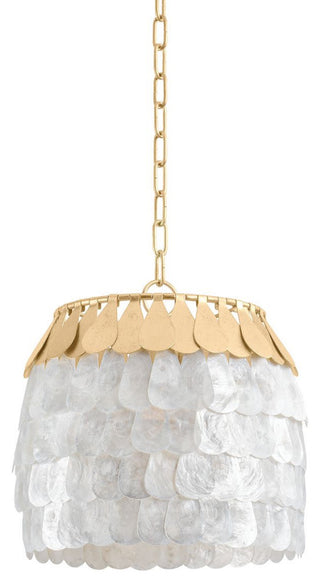 Corbett Lighting 434-14 Coralie 15"W Pendant - Vintage Gold Leaf
