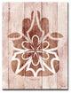 Ready2HangArt Inspirational 'Hamsa Hand III' Wrapped Canvas Wall Art