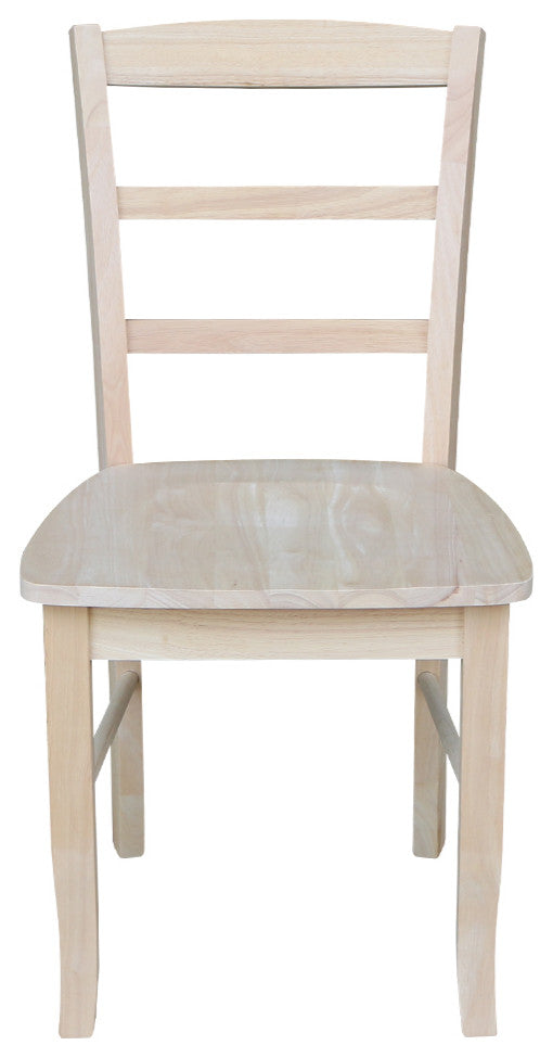 Set of Two Madrid Chairs, Unfinished