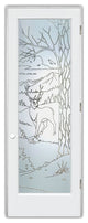 Interior Prehung Door or Interior Slab Door - Wandering White Tail - Primed...