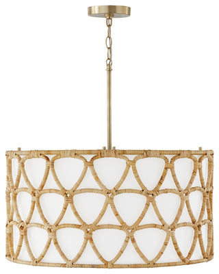 Capital Lighting Tulum 4-Light Pendant 347241MA Matte Brass